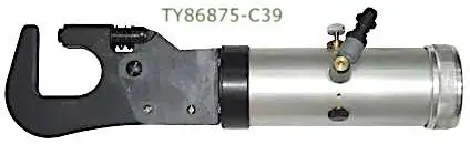 TY86875-C30 PNEUMATIC High Force C Yoke Rivet Squeezer for up to 5mm aluminum steel rivets | 8,810 lbs compression force