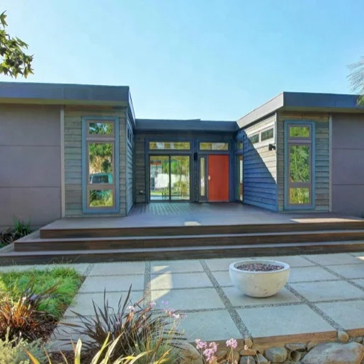 200m2 four bedrooms prefab house for hot countries