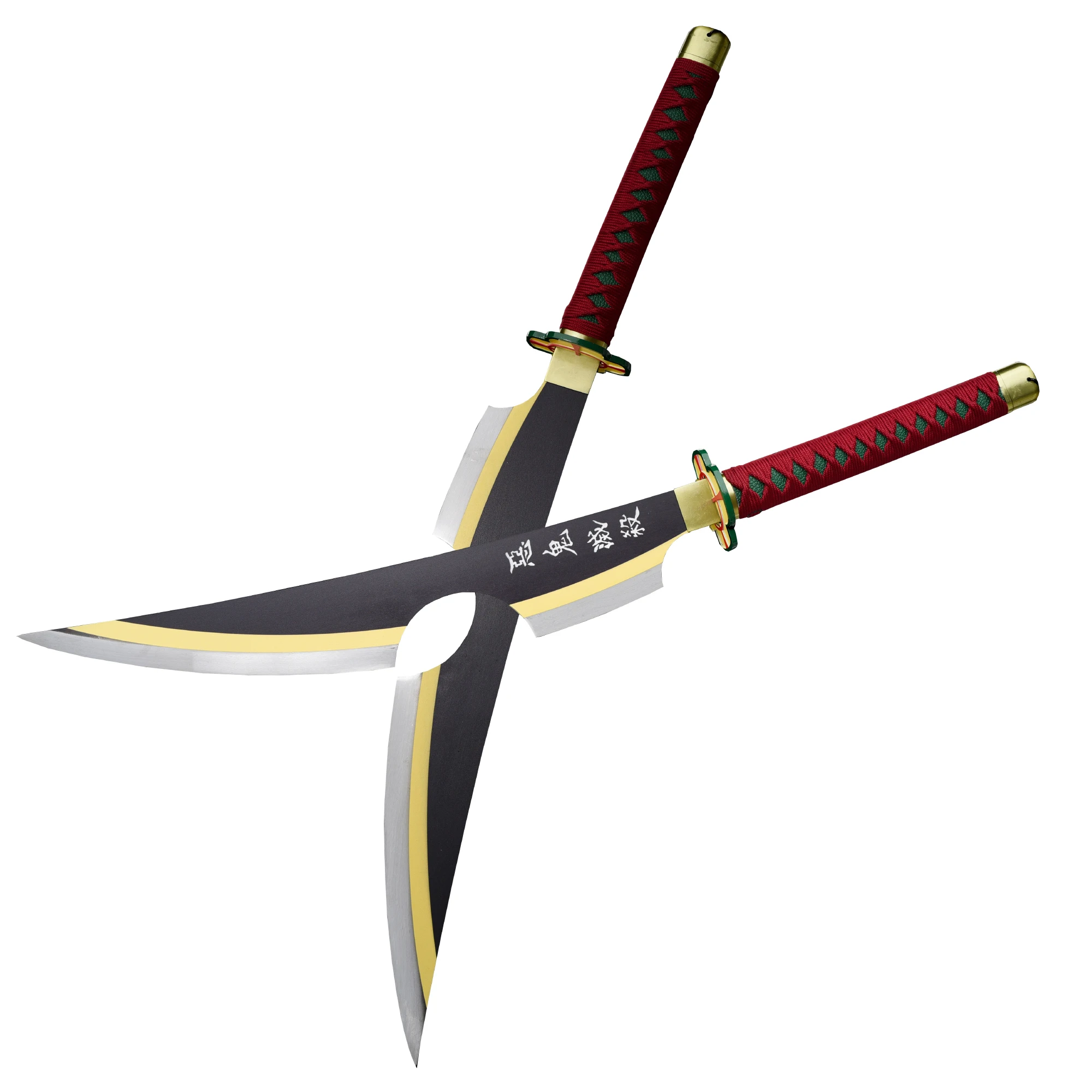 Demon Slayer Sword Uzui Tengen Katana Samurai Sword Crafts 80cm