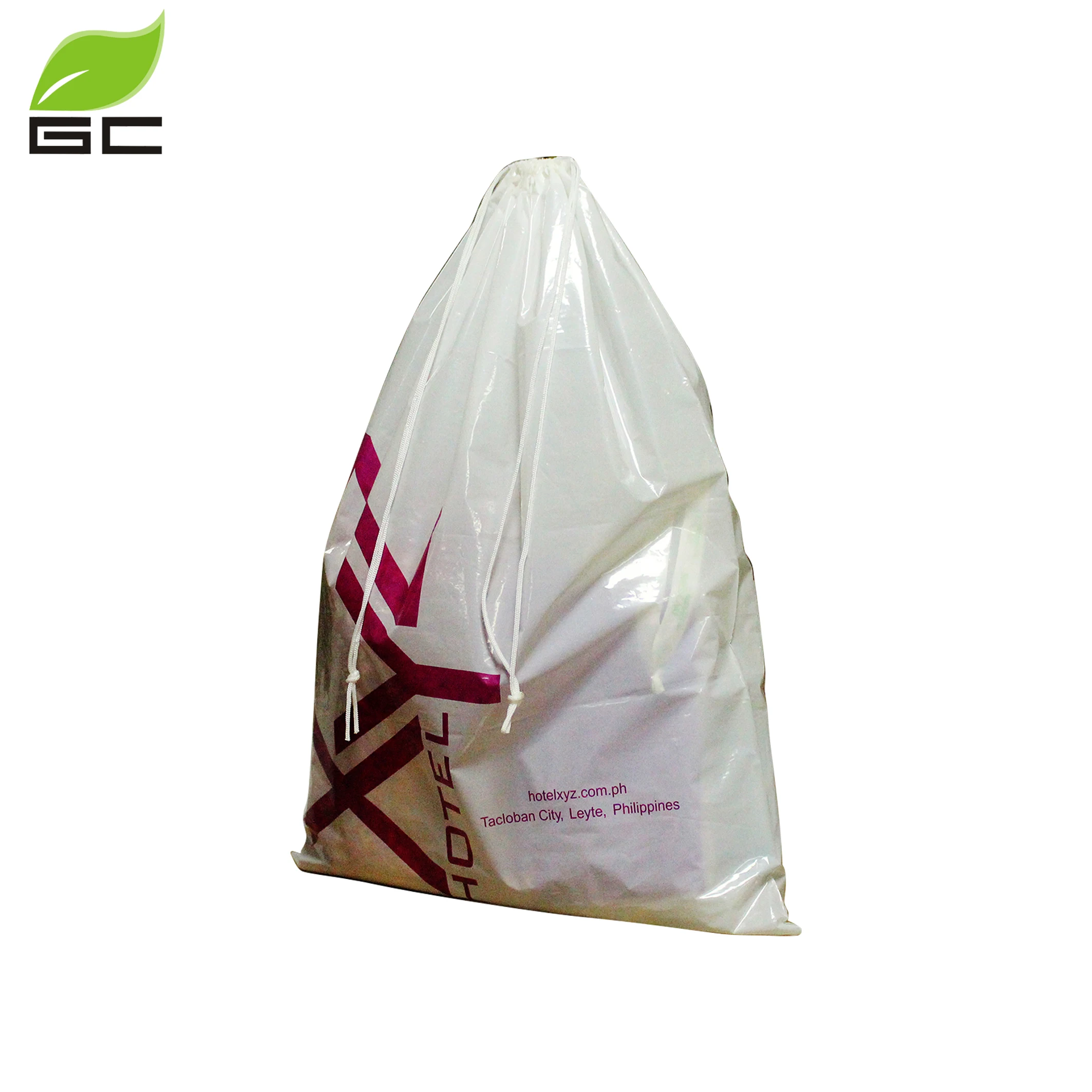 Custom Cheap Wholesale Printed Hotel Plastic Dry Cleaning Laundry Bag