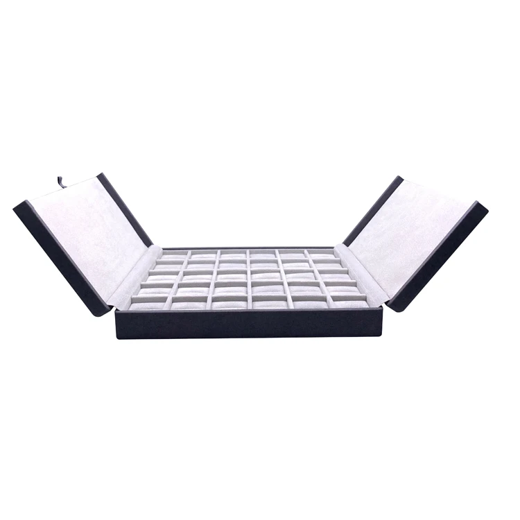 Wholesale Customized Microfiber Tray With Lid Jewelry Packaging For Earring Display Tray Jewelry