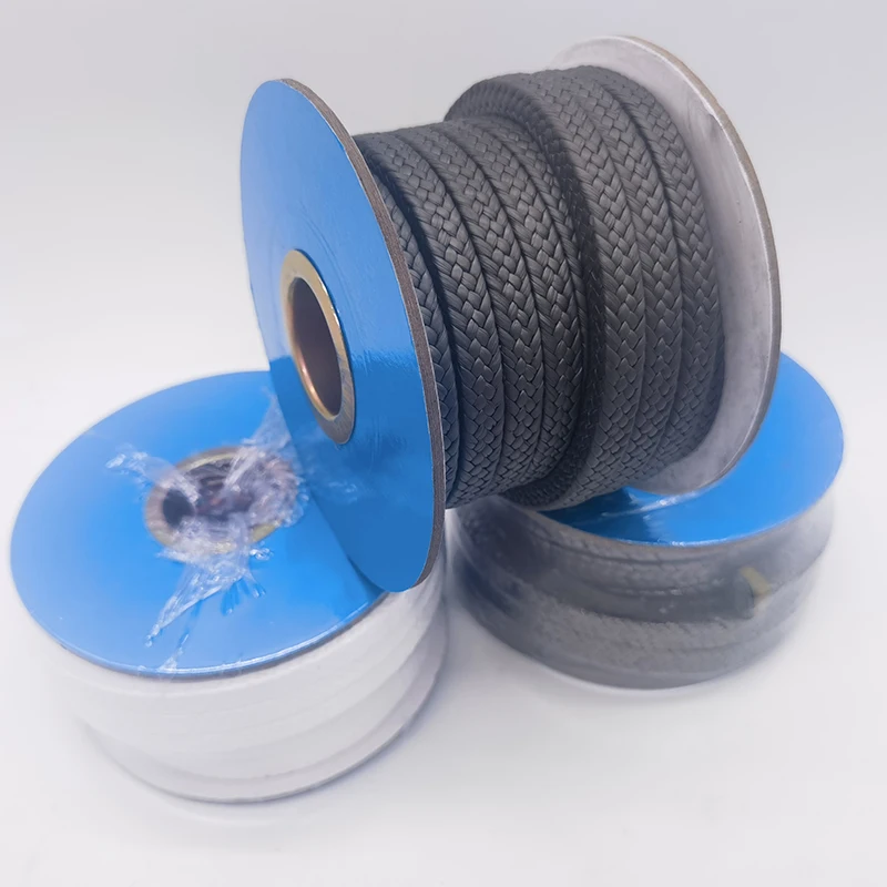 Mechanical Seals PTFE gland packing Pump & Valve SEALING STRIP black graphite Gland packing