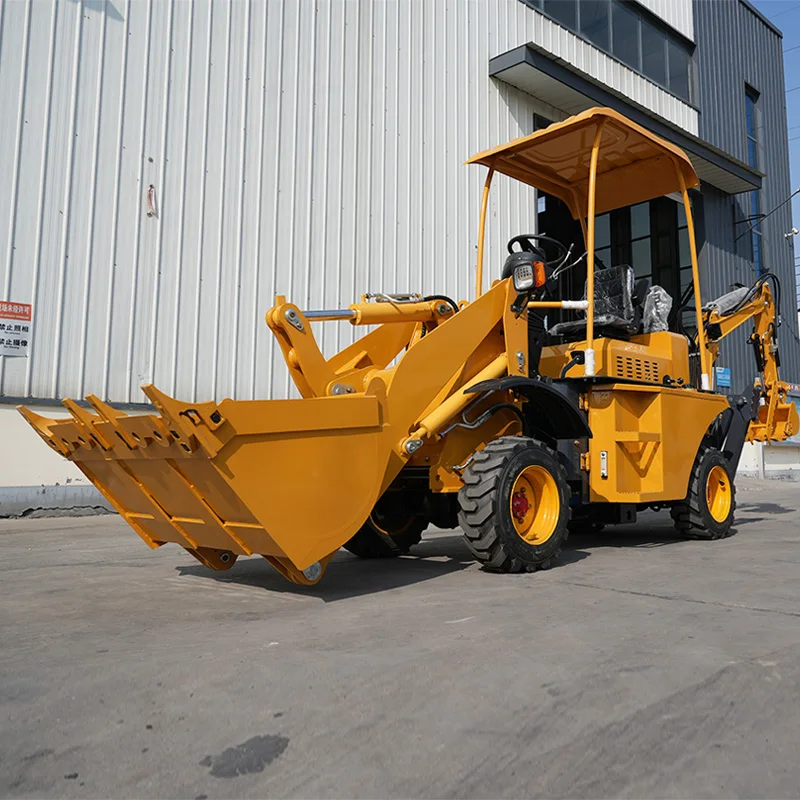 New model backhoe loader excavator Retroexcavadora Backhoe Loader For Sale front bucket famous
