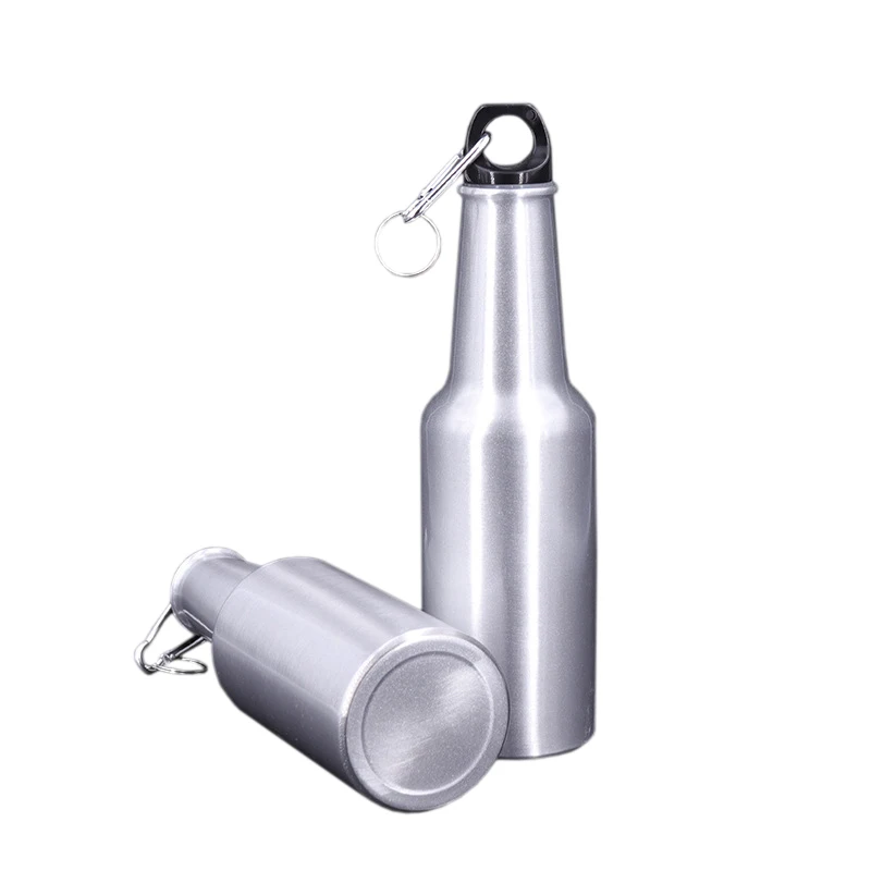 Wholesale Fashionable 500ML Bpa Free Plain Recyclable Outdoor  Aluminum Sports Beer Bottle With Screw Top