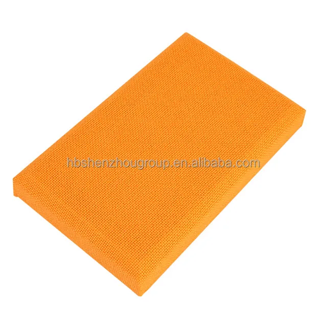 Sound Absorbing Wall Panels Fabric Wrapped Acoustic Wall Panel Fiber Glass Wool Core Decorative Wall Panel