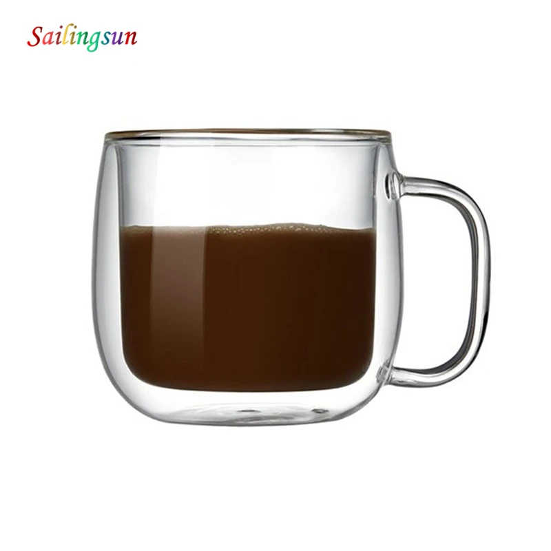 classical easy life lovely round thermo borosilicate glass frozen juice coffee mug