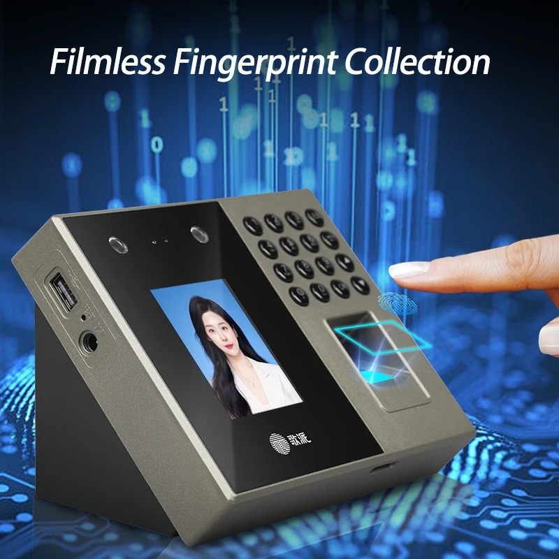 Biometrics Attendance Management System USB Flash Disk Palm Face Fingerprint Time Attendance Machine For Office And Factory