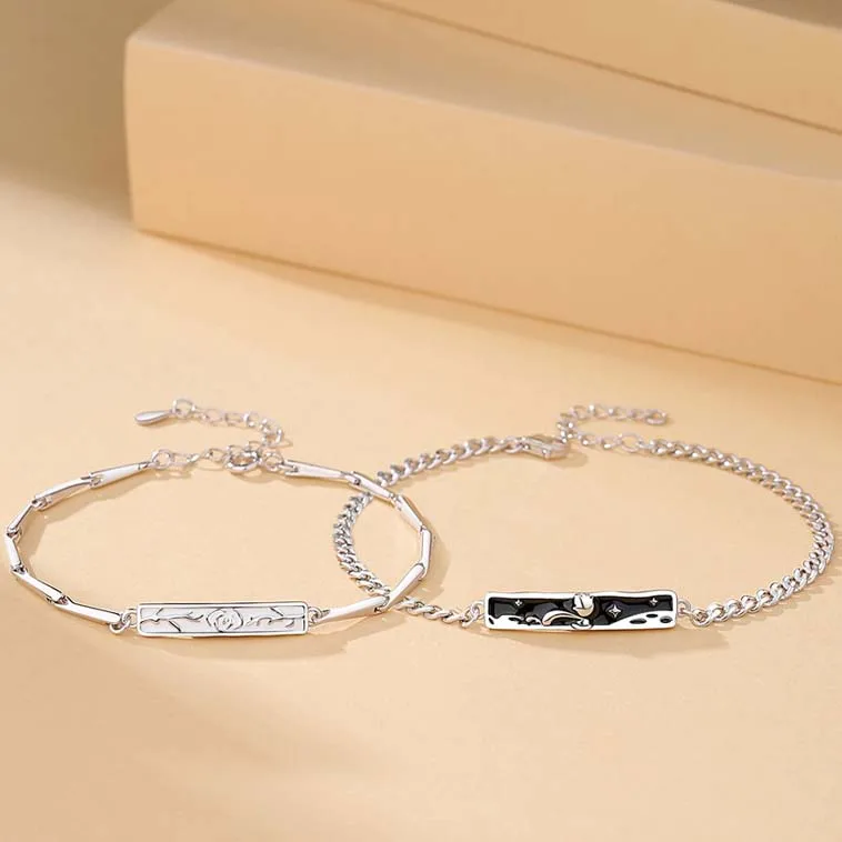 Браслет из серебра 925 пробы с шармами на заказ для мужчин и женщин