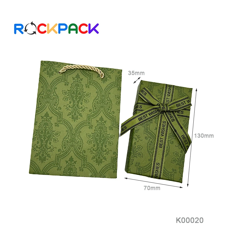 Customized cardboard drawer paper gift box with gift bag for perfume bottle