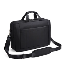 BH8762 BINHAO Handy Crossbody Oxford Cloth Fashion Large Capacity Business Briefcase Crossbody Bag Classic Black