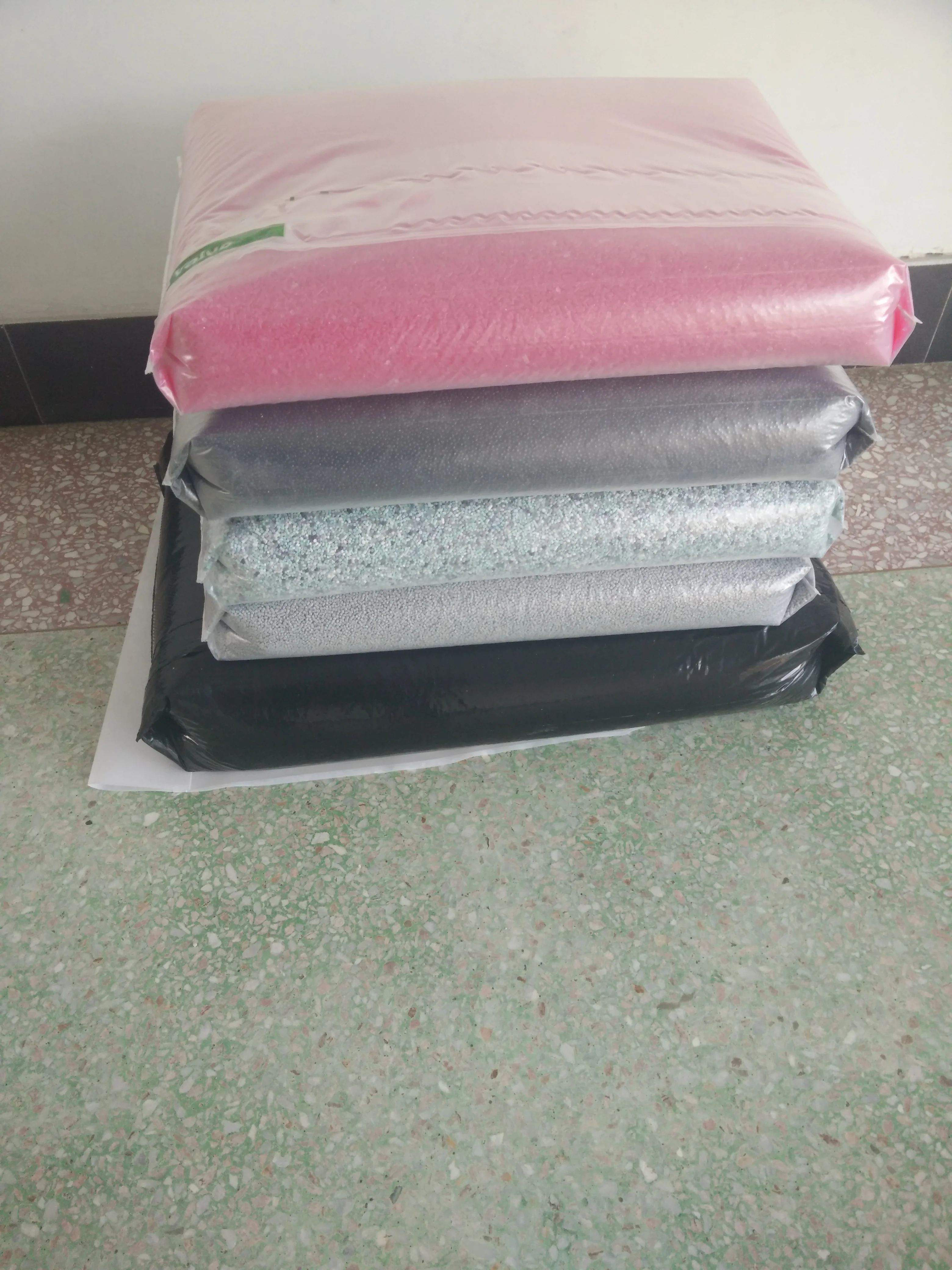 Factory  wholesale  25kg poly LDPE   square  bottom  custom  printed   valve  bag   for  powder  or  resin   packing