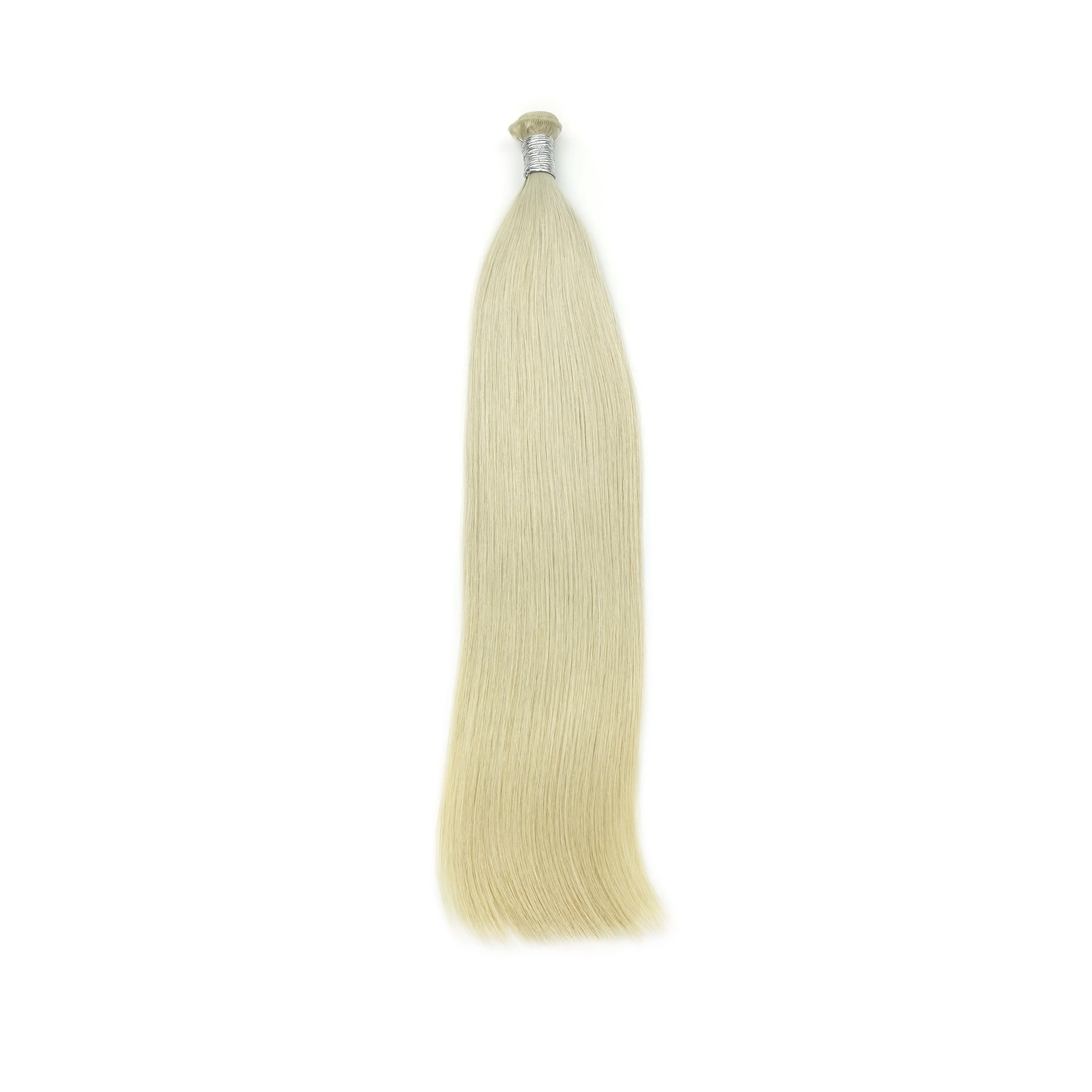 Wholesale 100% Natural Human Hair genius weft natural curling curtain hair extensions
