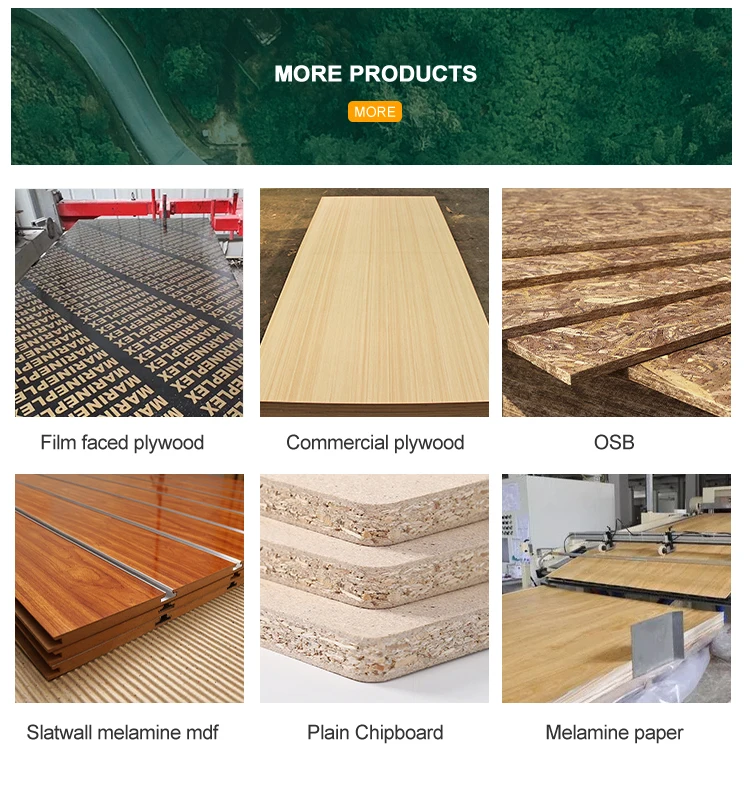 wholesale chanta 4x8 melamine laminated mdf board from china factory