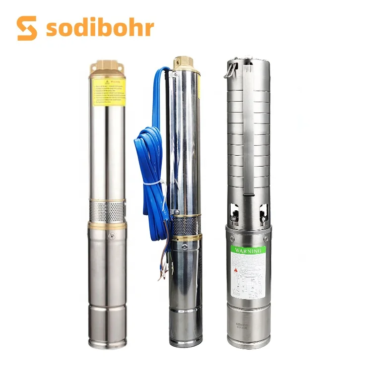 15kw 22kw hybrid AC DC solar power pumps borehole submersible water pump for irrigation and livestock