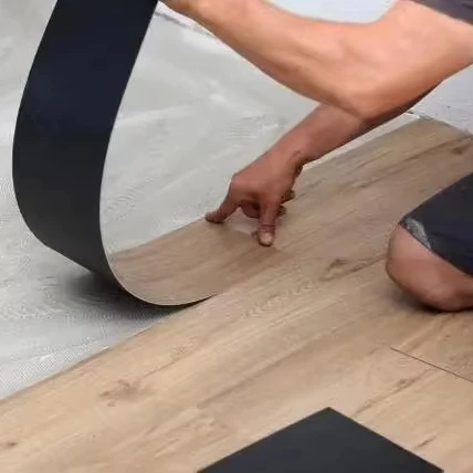 2mm  LVT floor Wholesale high-gloss vinyl floor glue  LVT vinyl floor tiles for Indoor