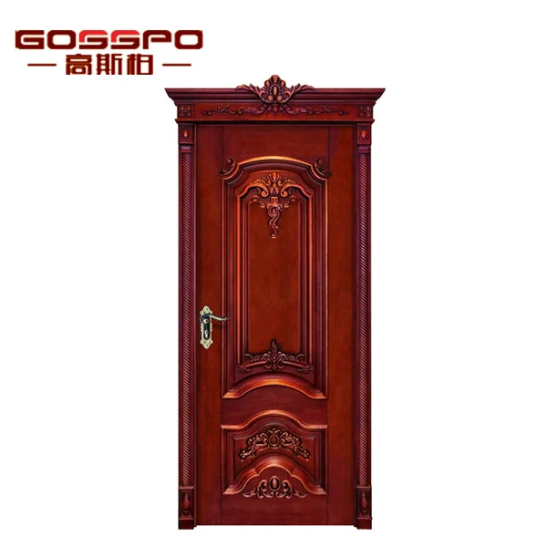 
carving design antique wood housing entrance door 