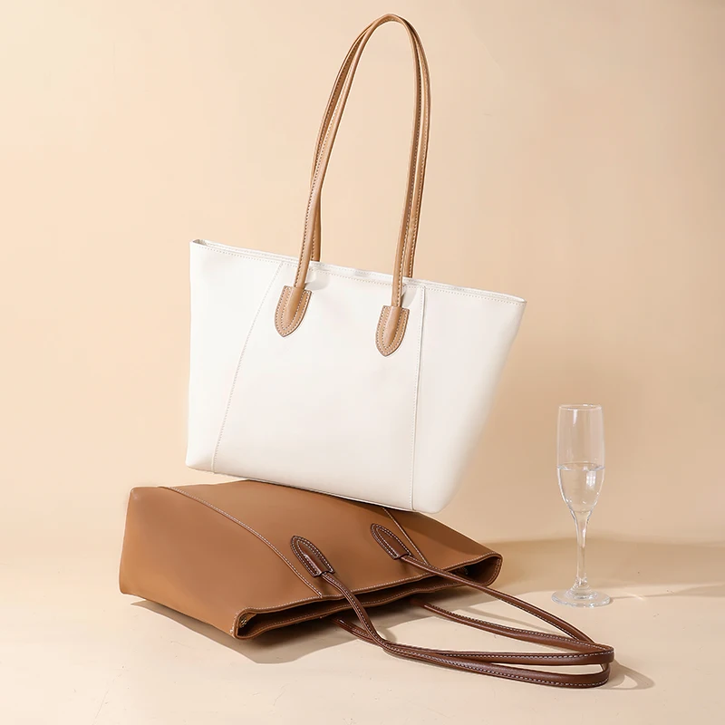 Genuine leather women tote handbags and purse luxury shoulder bag wholesales fashion high quality hand bags ladies tote bag