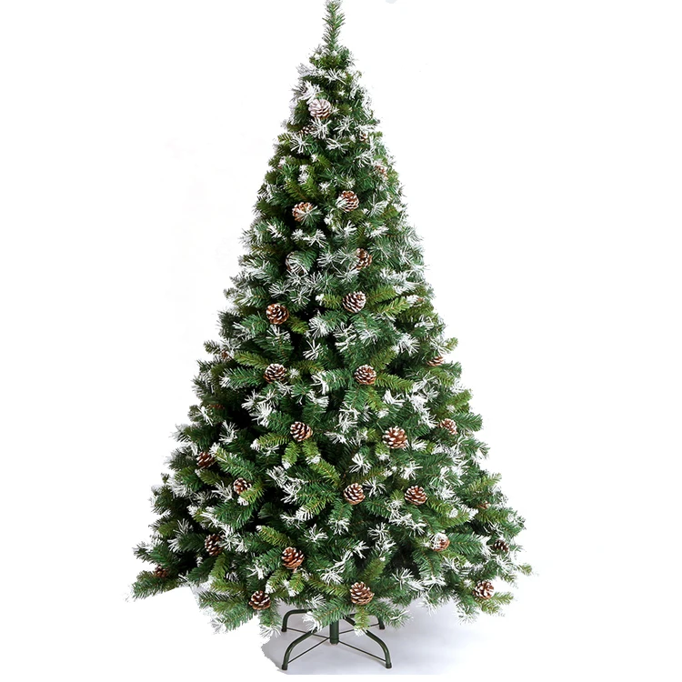 
Slim PVC artificial christmas decoration xmas christmas tree with pine cone 