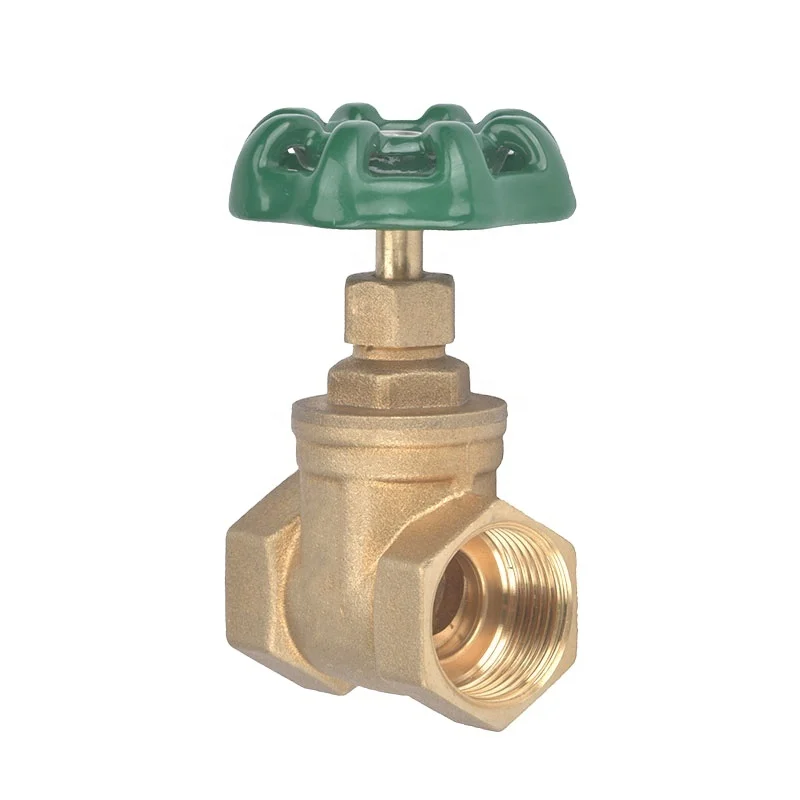 Made in China, brass gate valves with specifications of 1/2-4 inch thread NPT or BSP are suitable for various locations