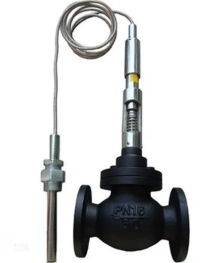 
cast iron Self operated temperature bellows control valve water 