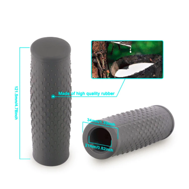Custom electric scooter silicone handle cover bicycle silicone handle cover rubber handle sleeve