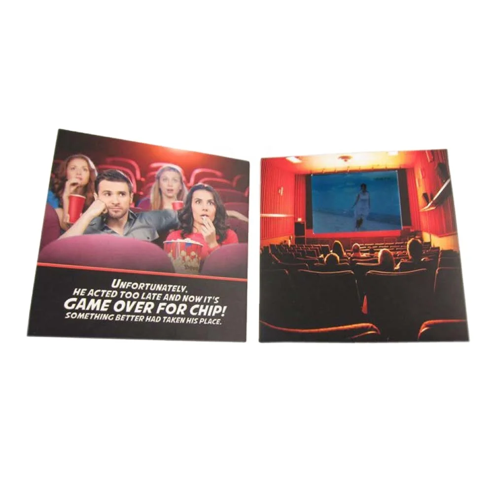 2.8inch Customized printing lcd screen video brochure for advertising & weeding invitation card book digital catalog
