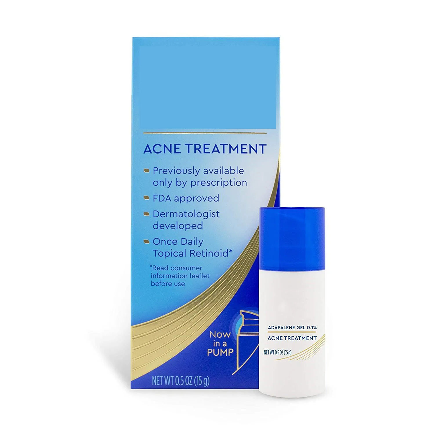 Adapalene gel 0.1% acne treatment for body and face