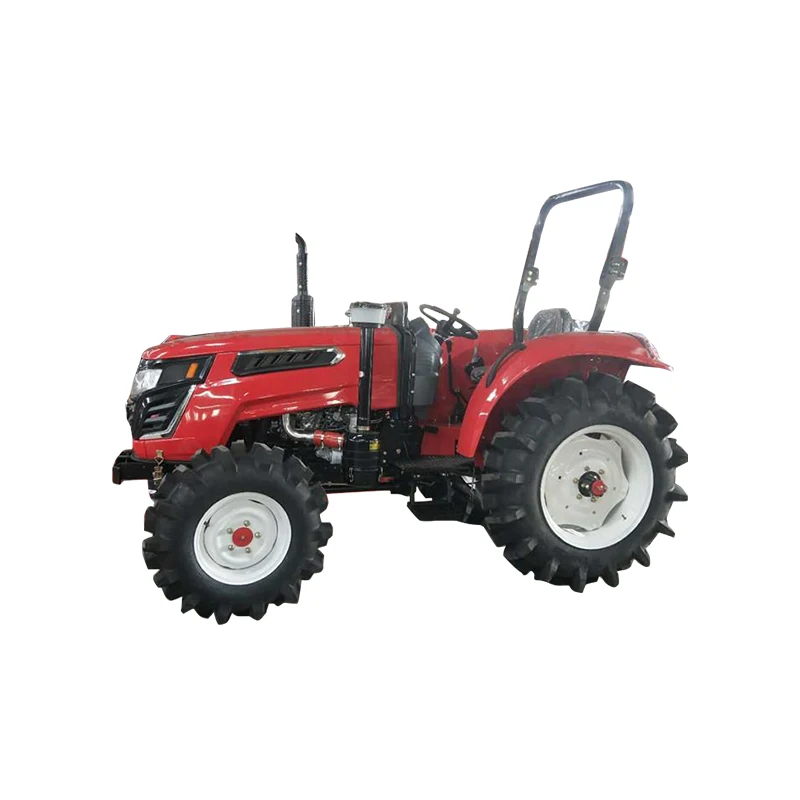 Дешевая цена Новый 50hp/60hp/70hp/80hp/100hp 4WD сельскохозяйственный трактор 4x4 на продажу