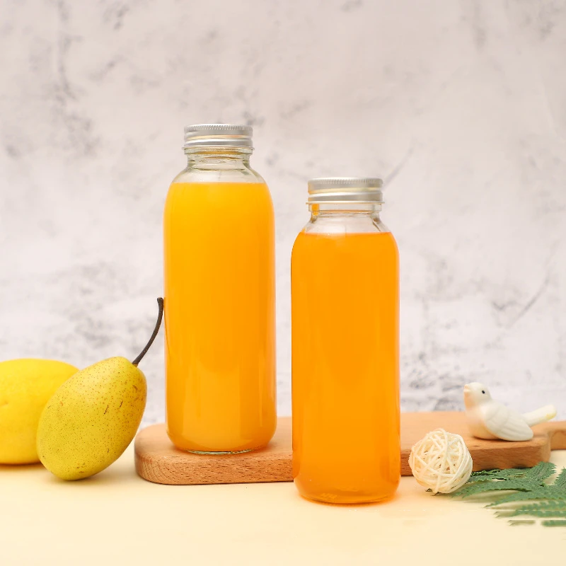 Factory Sale sales 500ml 330ml  Flint Juice Sparkling Water Beverage Carbonated Drinks Soda Glass Bottle
