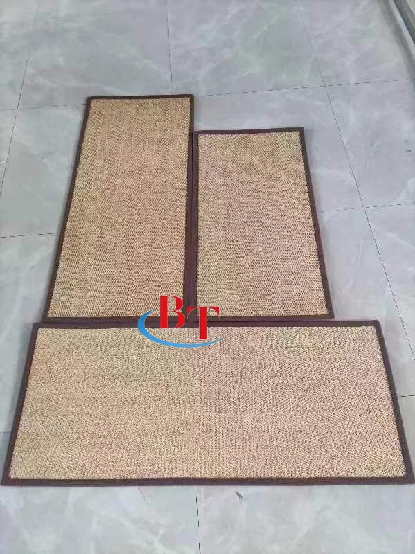 Customization Natural Sisal fibre carpet New Chinesestyle large living room grass woven solidcolor tatami yellow linen floor mat