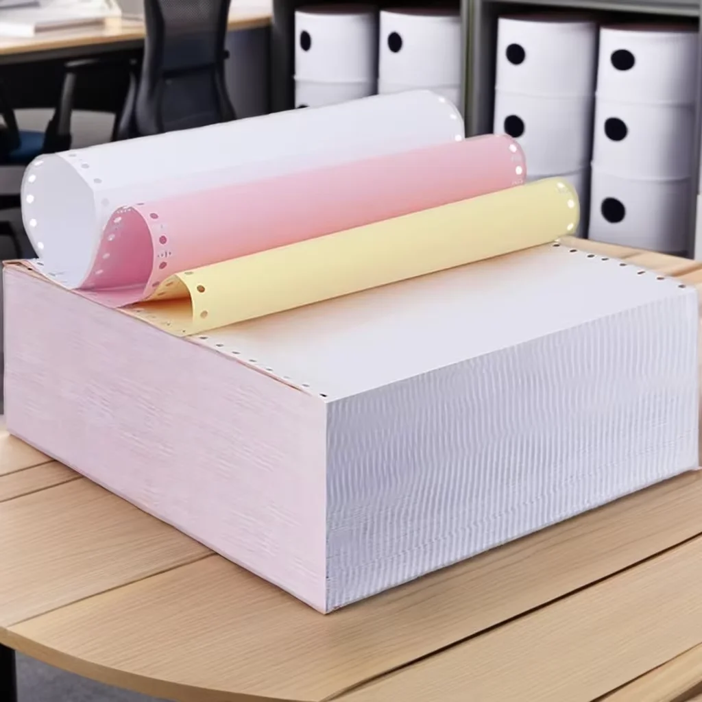 Manufacturer Continuous Computer Forms NCR Printing Paper Sheets Carbonless Paper 1/2/3/4plys 9 .5'x5.5'/11'