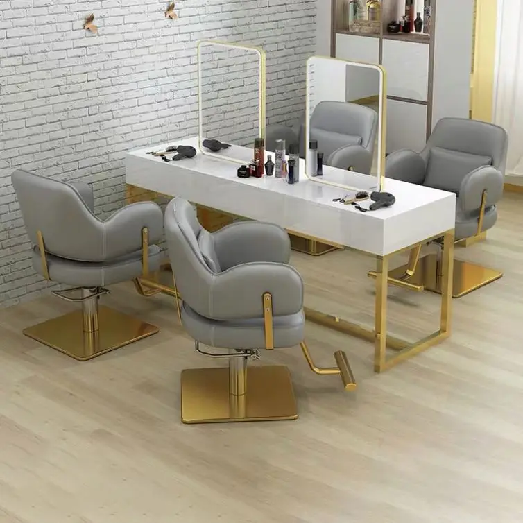 New Design Modern Cheap Lift Comfortable Stylish Hair Beauty Salon Furniture Styling Barber Chair