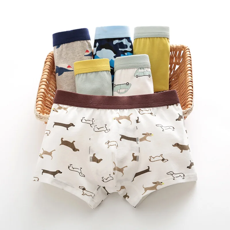 
Wholesale high quality organic cotton underwear boys cartoon panties briefs 3pcs/set 9U310 