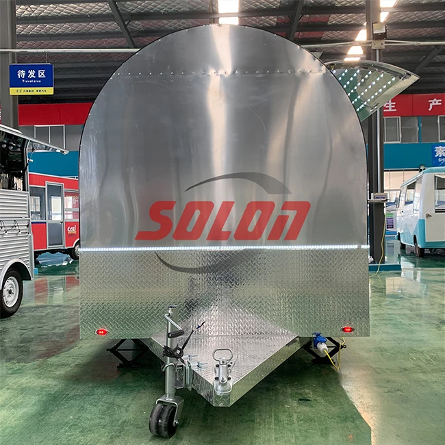 Street mobile food trucks/commercial towable food trailer for sale