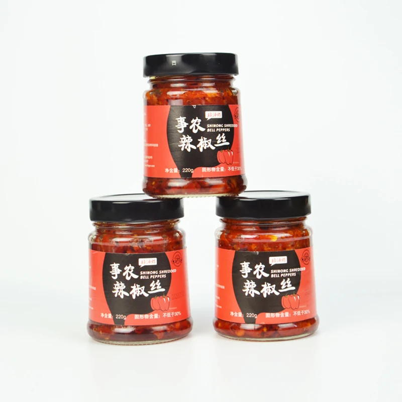Chinese Xinjiang traditional craft chili paste organic chilli sauce pepper sauce delicious on sale