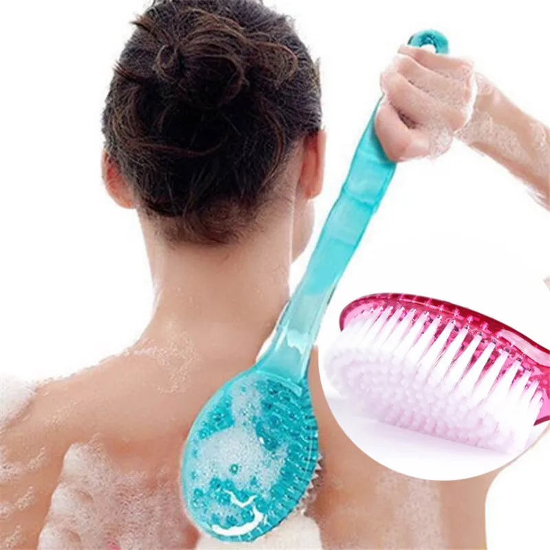 Bath Brush Body Exfoliating Scrubber Long Handle Body Back Massage Shower SPA Foam Bath Accessories Body Cleansing Brush