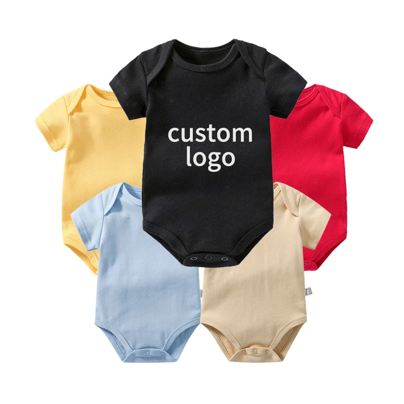 Custom Summer Knit Romper Baby Onesies Wholesale Ropa De Bebe 2024 Newborn Boy 0-3 Month New Born Baby Clothes