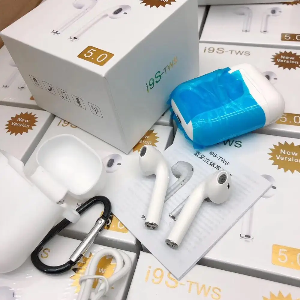 
i9S TWS Wireless BT 5.0 Earphones Binaural Calling Headphone With Charging Box Stereo Headset For Smartphone 