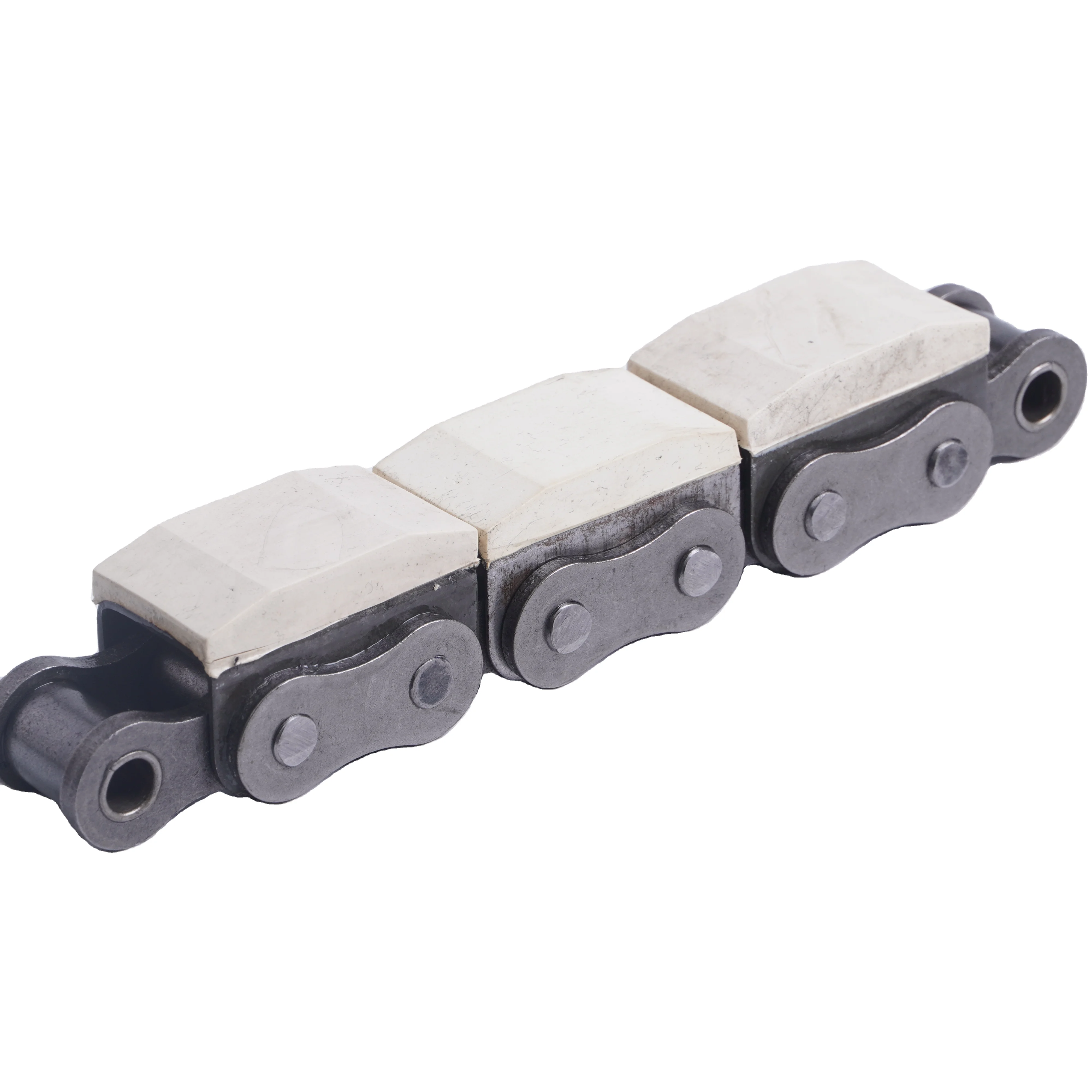 Industrial Logistics Transportation Production Line Single Row Rubber Cover Plate Chain