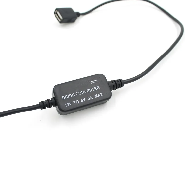 DC 12V to 5V 3A Single Usb Port Car Charger Converter