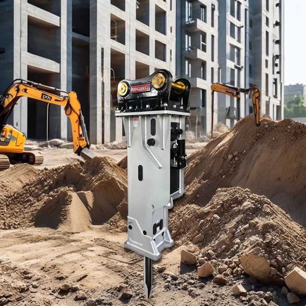 New HB20G Hydraulic Rock Breaker Hammer Construction Machinery Attachment for Mining Industries Engine Chisel Core Components