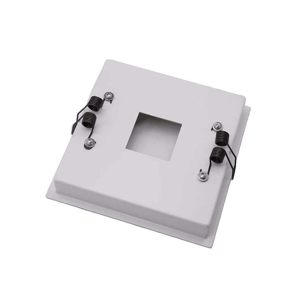 Custom Laser Cutting CRS Steel Powder Coated LED Lighting Square Trim Kit