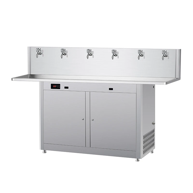 Commercial Large Capacity water dispenser Public Use Instant Water Cooler four Taps Drinking Water Fountain outdoor