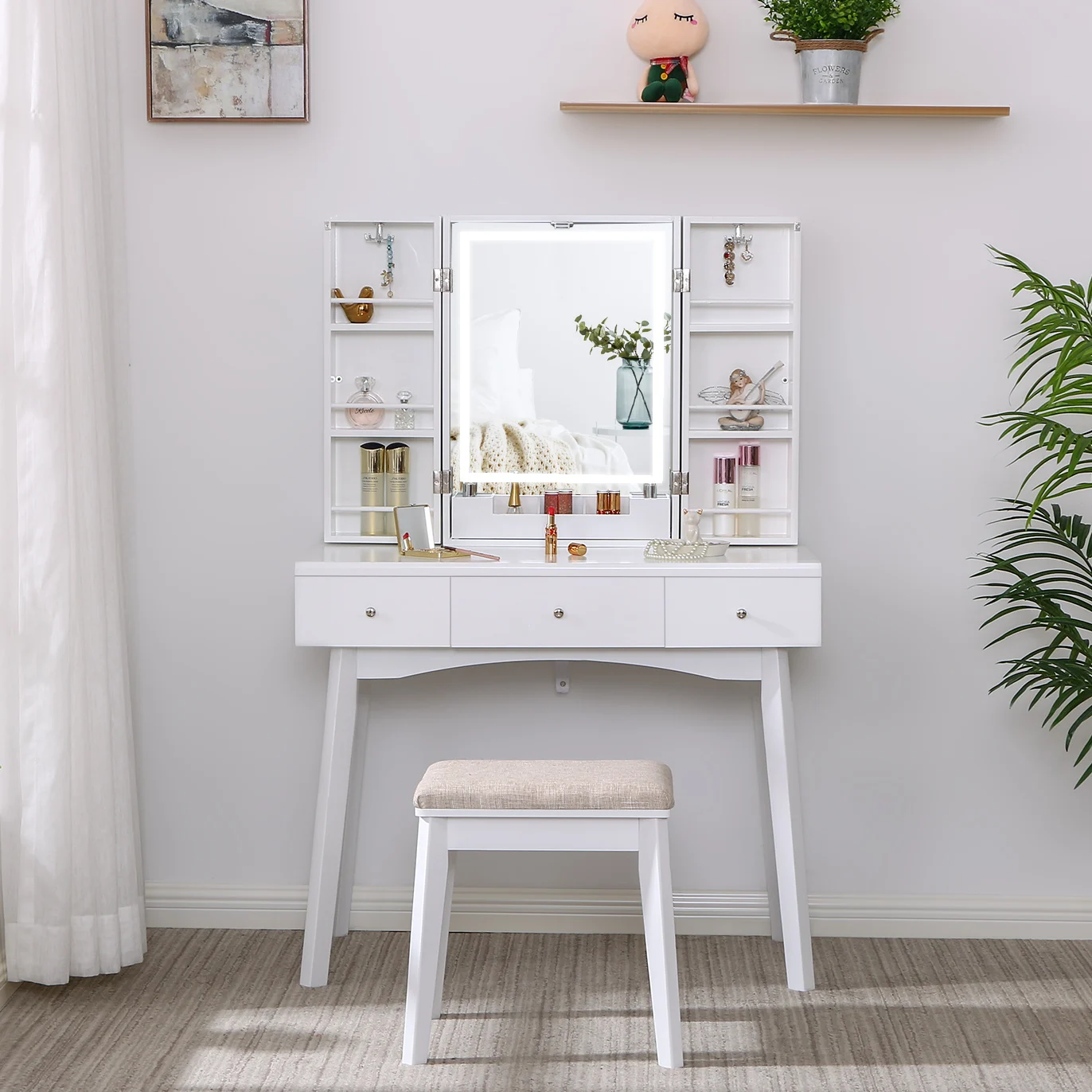 Wholesale New Design best seller customized dressing table Dresser for bedroom