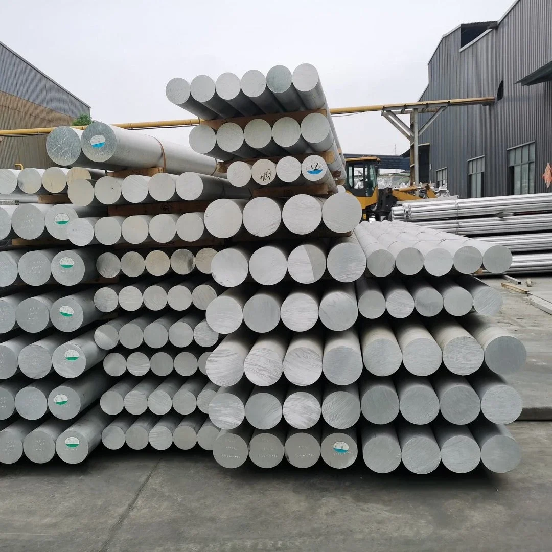 High Quality Aluminum primary billets with round shape bar from China supplier 4032 6060 6063  6082 Extrusion Aluminum Billet