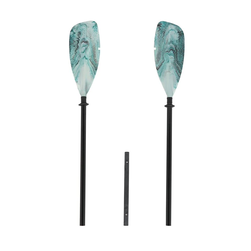 360 degree colorful 5-piece durable adjustable fiberglass carbon shaft paddle kayak fishing for whitewater