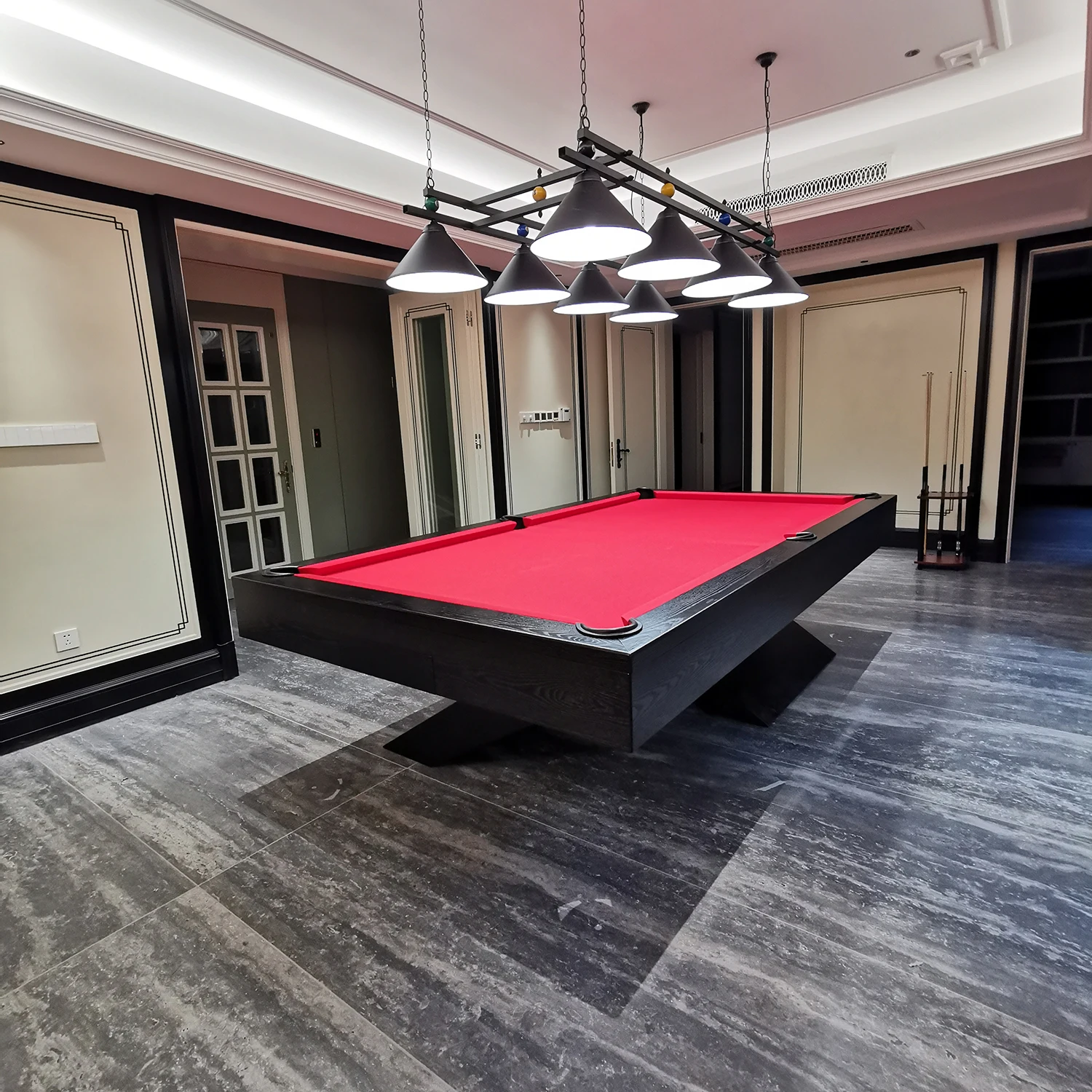 Cheap Modern X-Leg Design Customizable 7ft/8ft/9ft Top Quality Luxury Pool Table Billiard Table For Sale