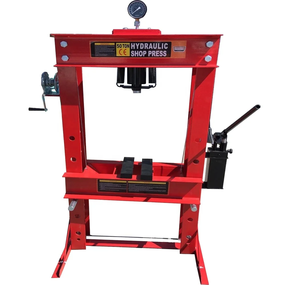 shop press 10ton 12ton 20ton 40ton 50 ton Hydraulic air Shop Press With Gauge