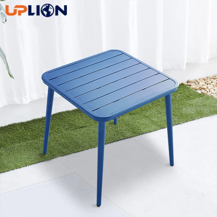 Uplion Durable Square Shape Patio Lounge Furniture Restaurant Cafe Garden Aluminum Outdoor Table
