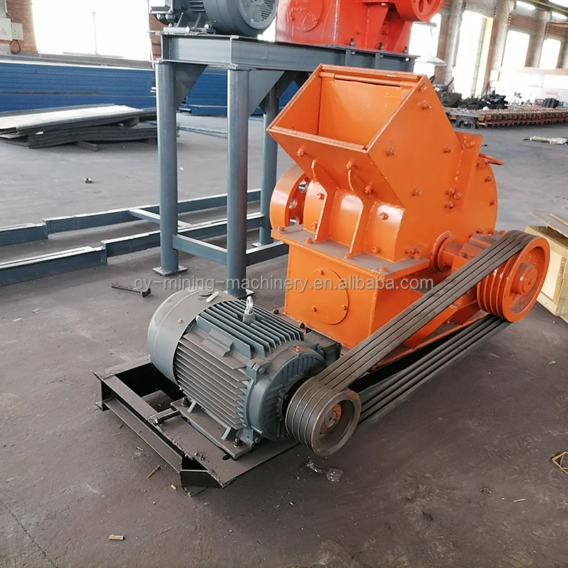 10TPH High Performance Mobile Gold Ore Hammer Mill Mini Stone Rock Hammer Crusher Machine
